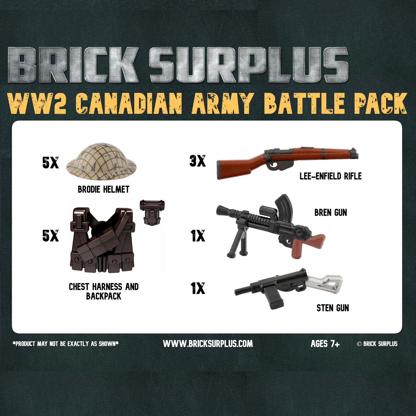 WW2 Canadian Army Battle Pack