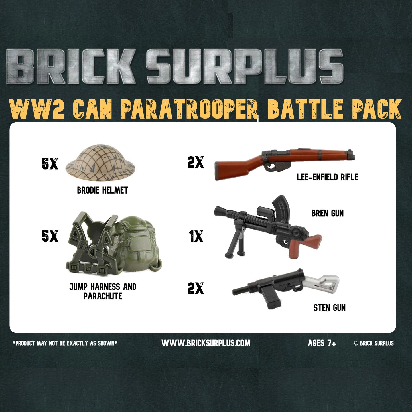 WW2 Canadian Paratrooper Battle Pack