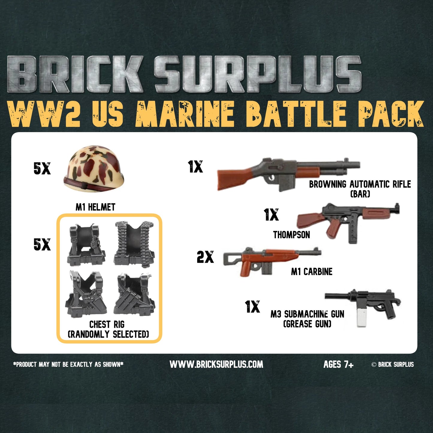 WW2 US Marine Battle Pack