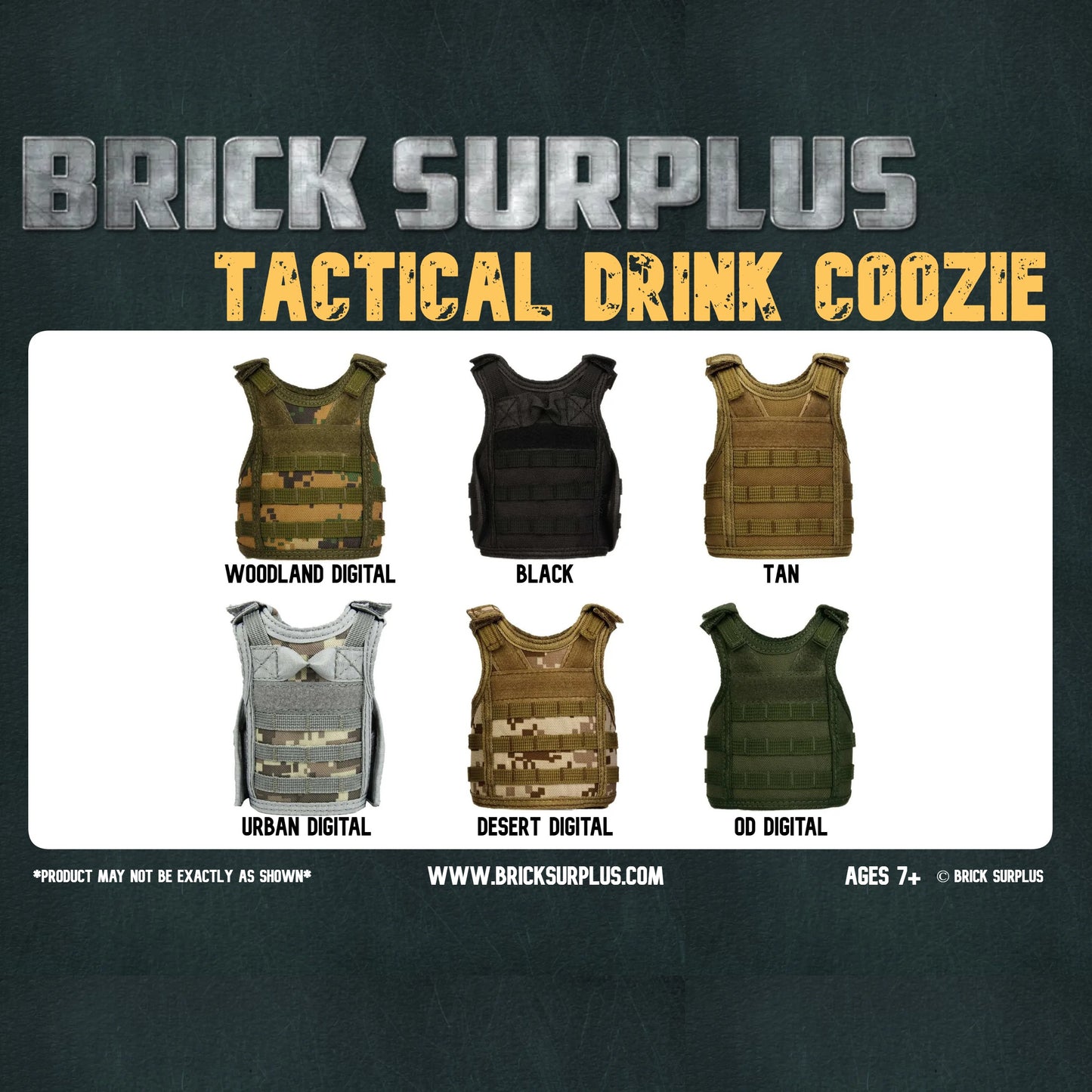 Tactical Plate Carrier Drink Coozie
