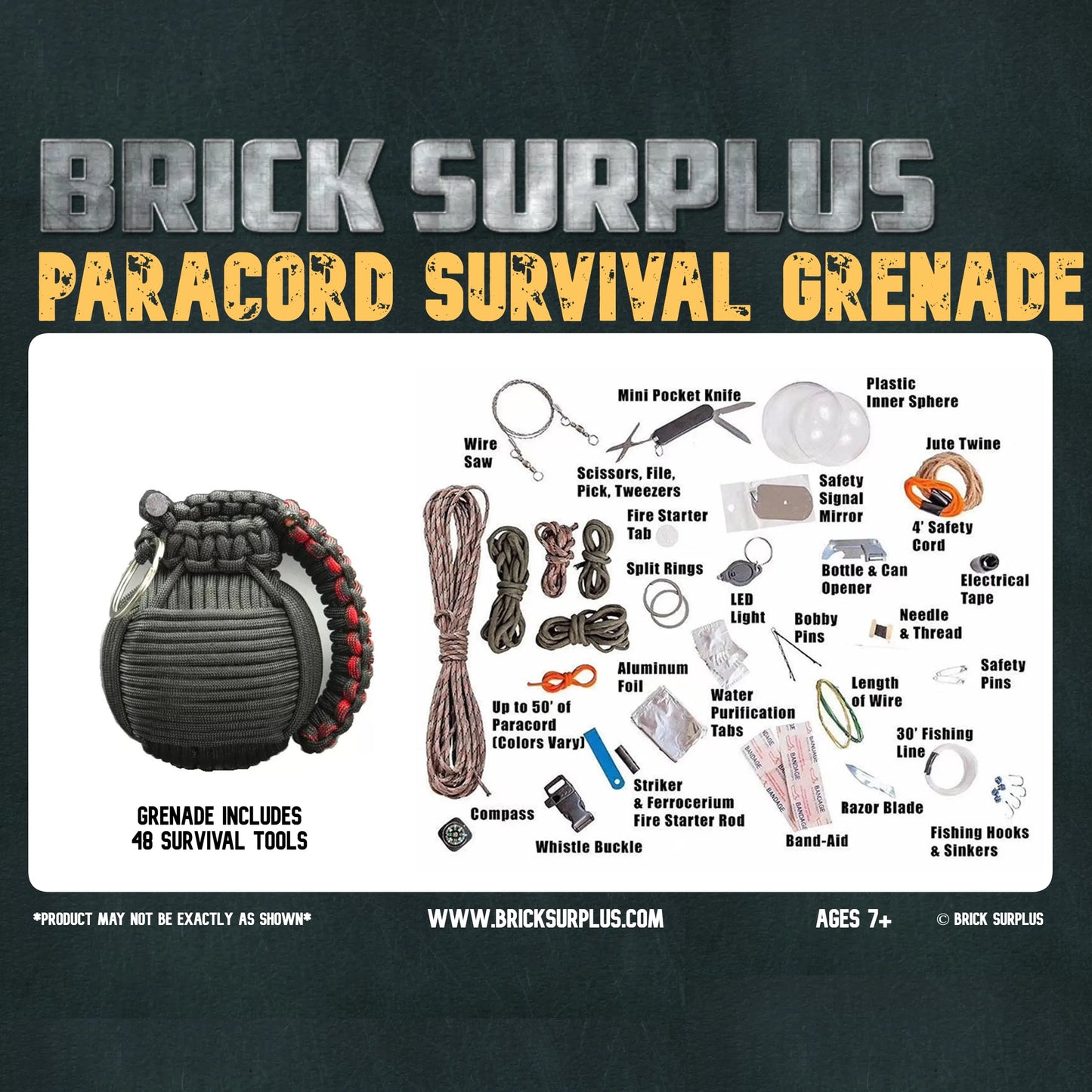 Paracord Survival Grenade