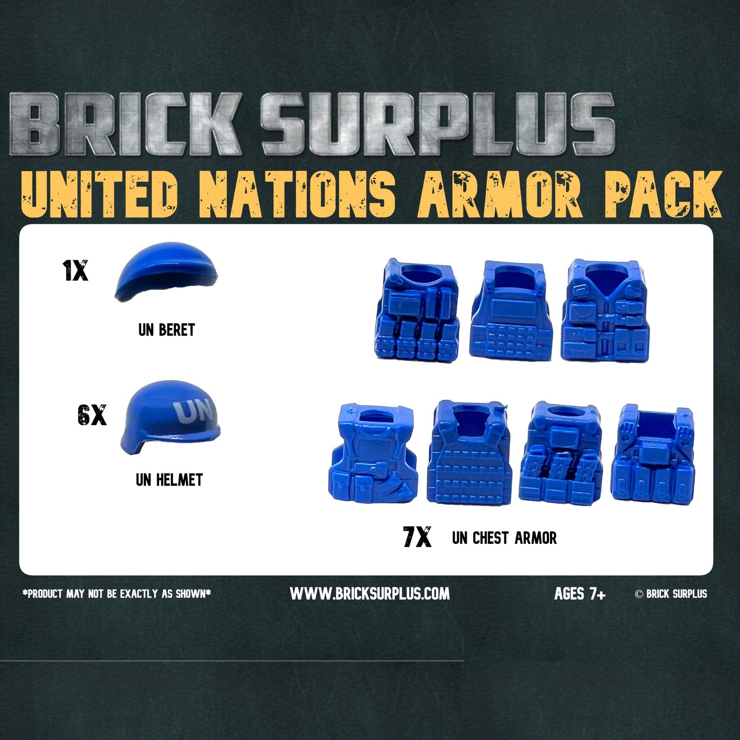 United Nations Armour and Helmet Pack
