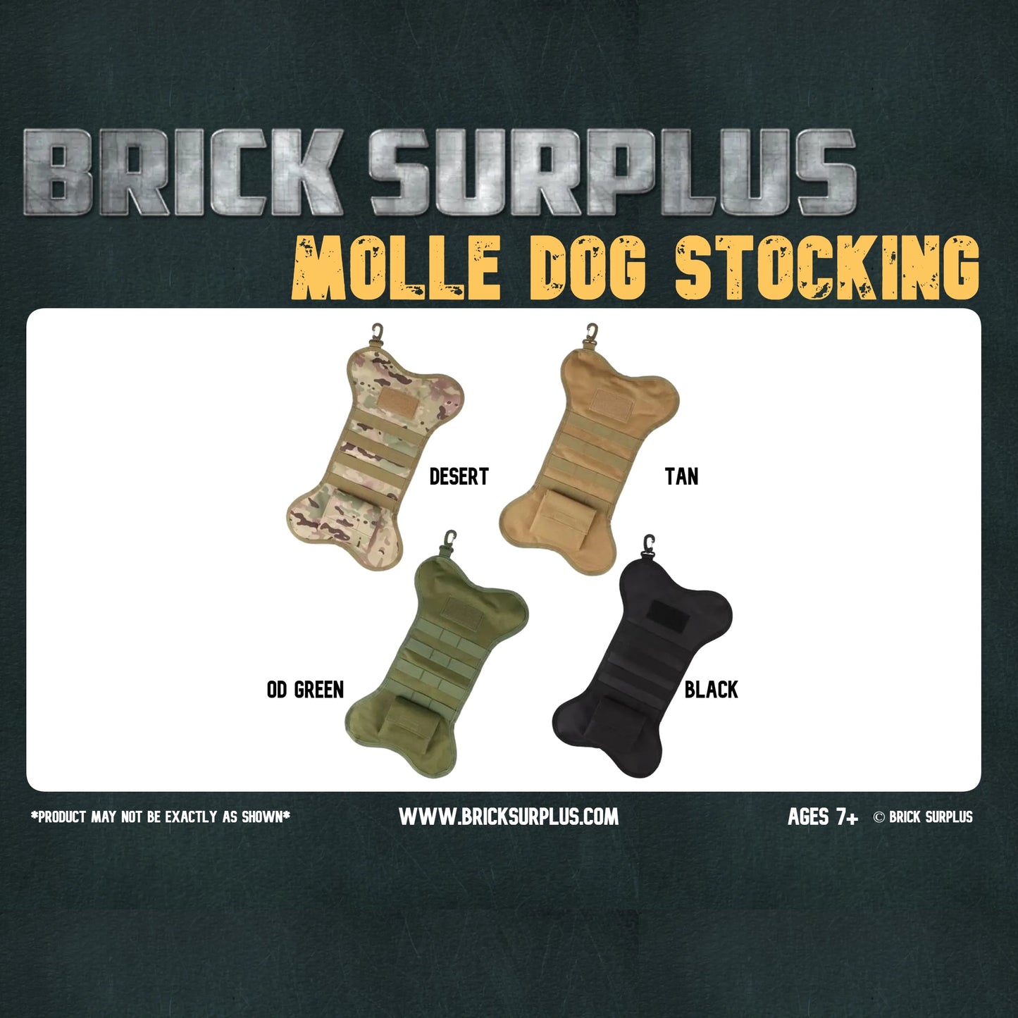 Molle Dog Christmas Stocking