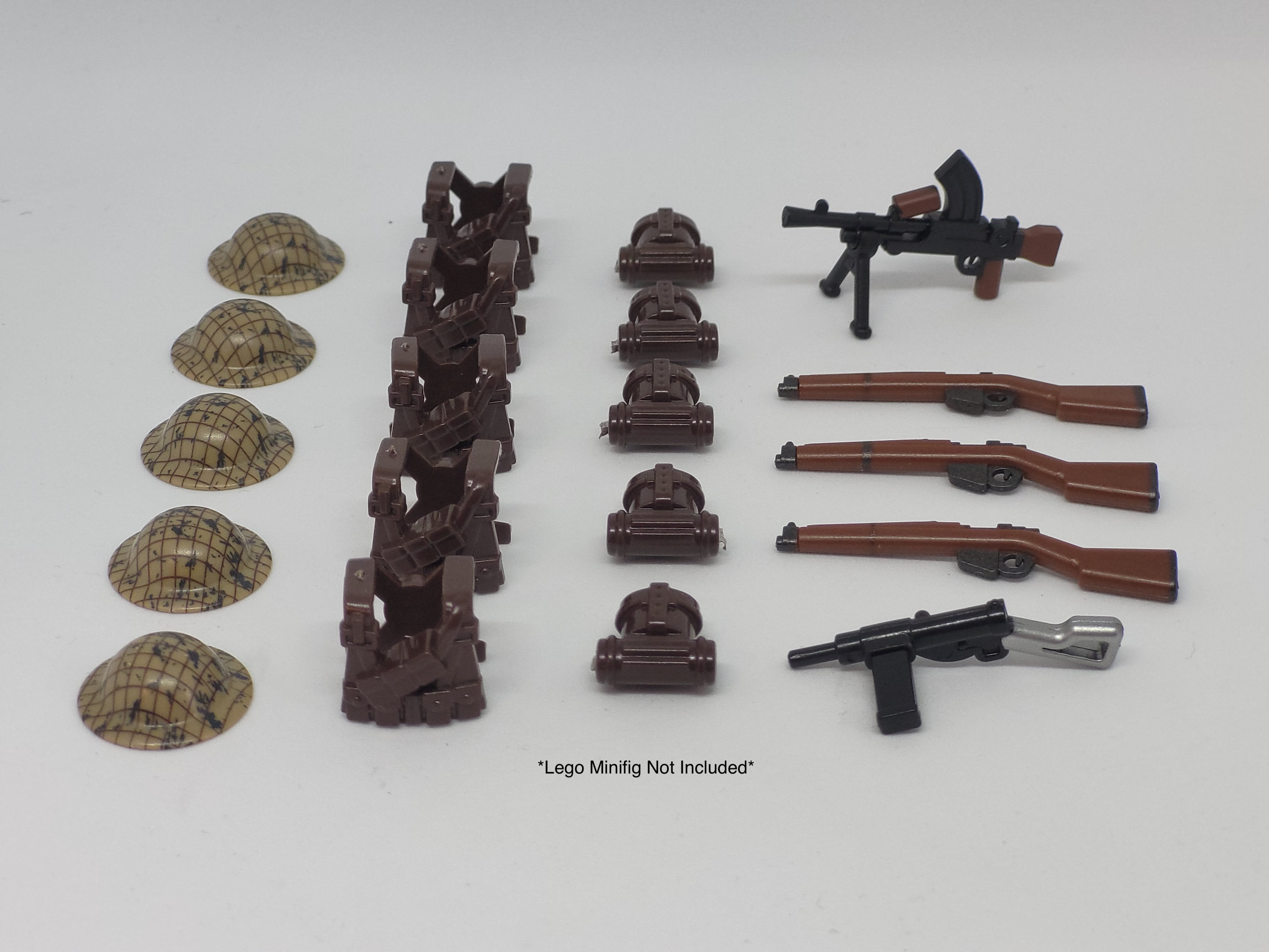 Lego ww2 canadian soldier sale